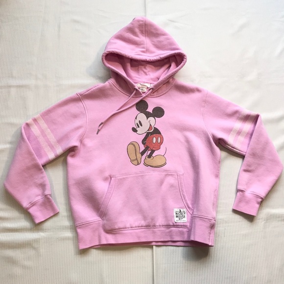 h&m pink mickey hoodie